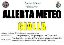 Allerta Meteo