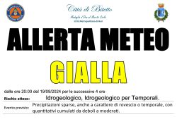 Allerta Meteo - proroga