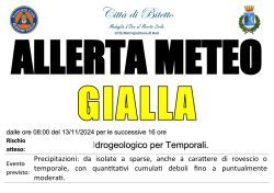 Allerta Meteo