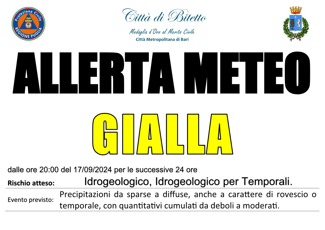 Allerta Meteo